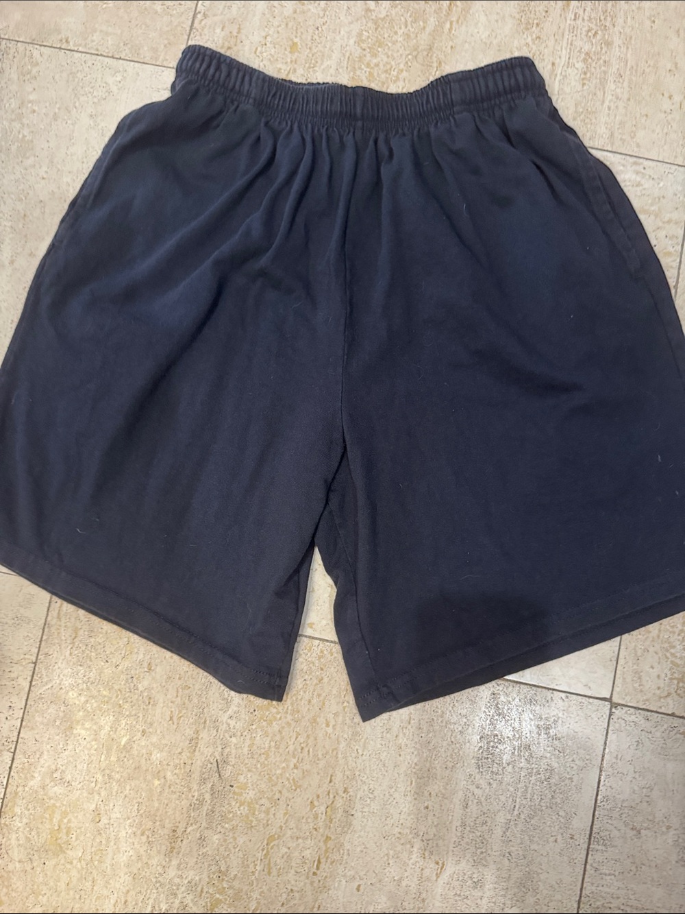Soffe Men's Black Athletic Elastic-Waist Shorts